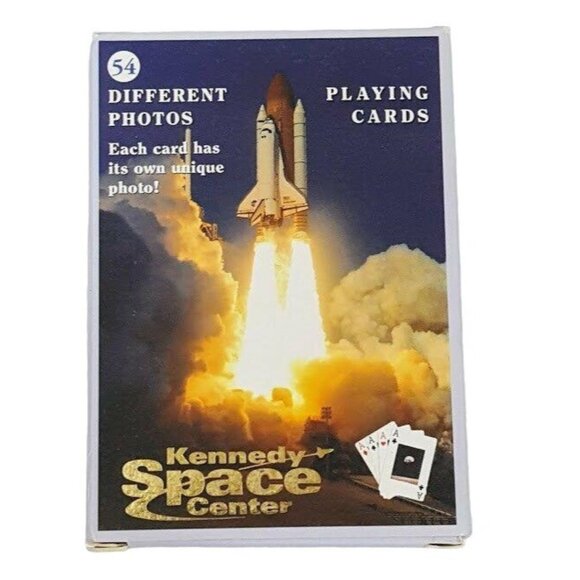 Kennedy Space Center Souvenir Playing Cards 54 Different Photos Poker Solitaire - Picture 1 of 9